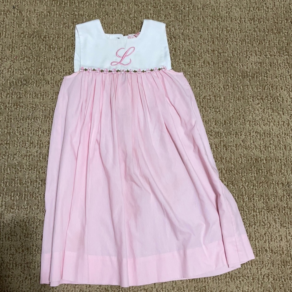 Orient Expressed Inc “L” Embroidered Dress